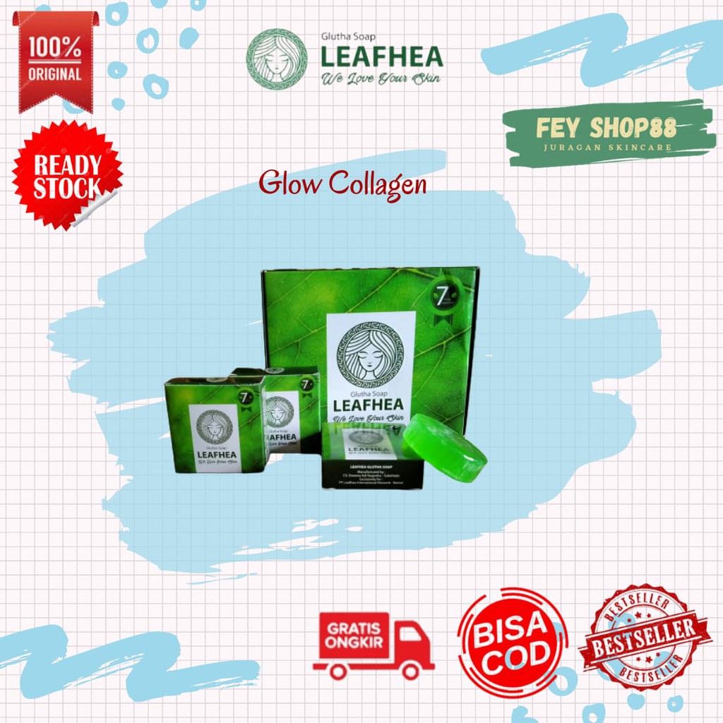 LEAFHEA GLUTHA SOAP | SABUN LEAFHEA | DHAFF FACIAL SOAP | DHAFFI BEAUTY | SABUN DHAFFI