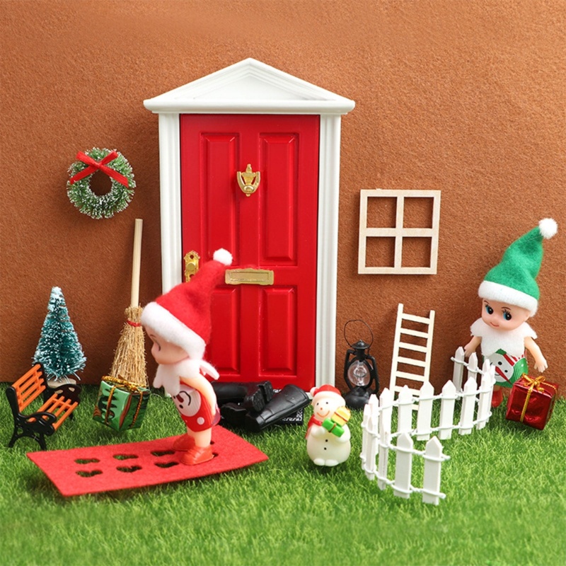 Zzz Miniatur Meja Natal Skala 1: 12 Untuk Dekorasi Rumah Boneka