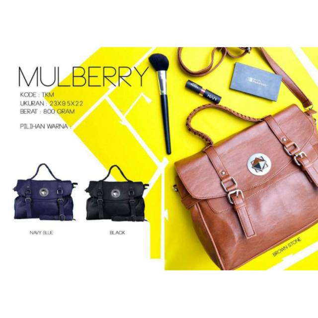 navy mulberry bag