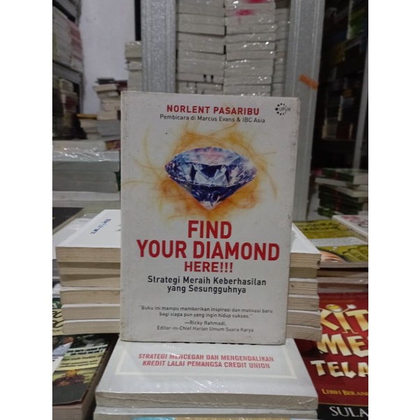 OBRAL BUKU MOTIVASI / PENGEMBANGAN DIRI / INSPIRASI / MARKETING / SETRUM WARSITO / TONI WENAS / MURAH ORIGINAL-FIND YOUR DIAMOND