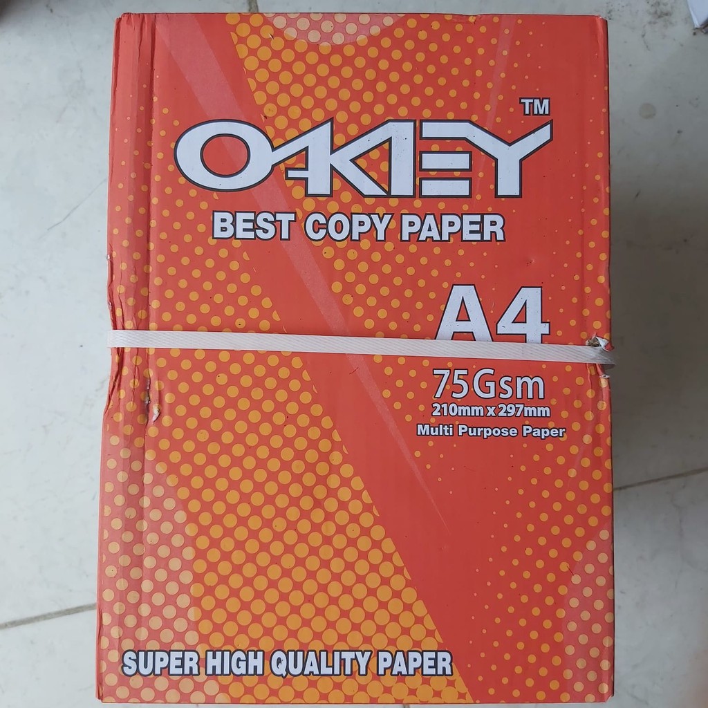 kertas HVS MAXI OKEY IXORA ARIA F4 70gr (terlaris) semua merek ada