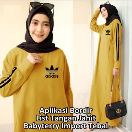 Bonita Long Dress / Maxi Panjang / Gamis Panjang / Gamis Muslim (kudus)