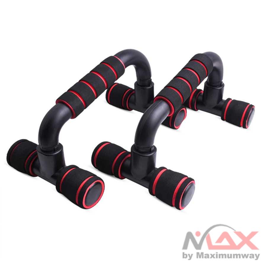 Handgrip Fitness Jojo Handle Push Up Fitness Bar Stands - J946 Warna Hitam Merah