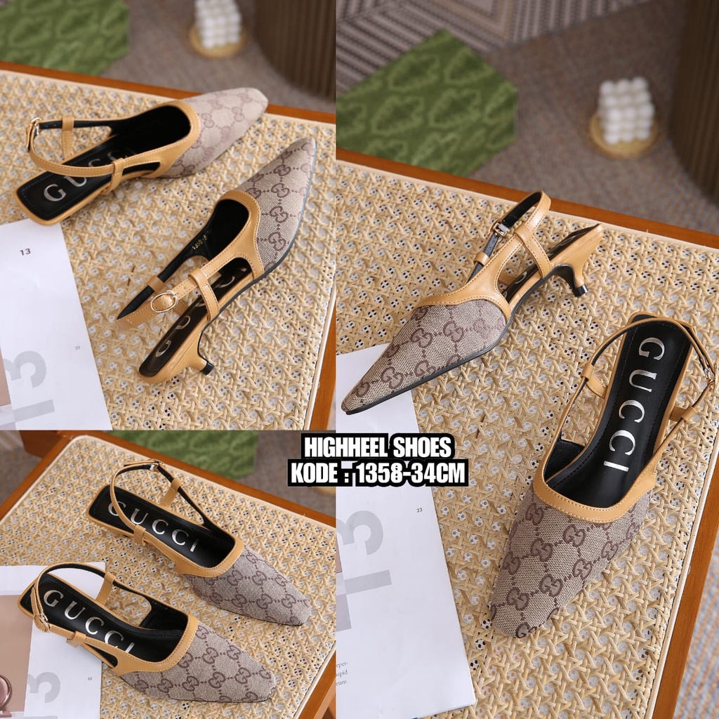 HIGHHEEL SHOES  1358-3  ( NOTE SIZE LUAR CEK INSOLE KETERANGAN )