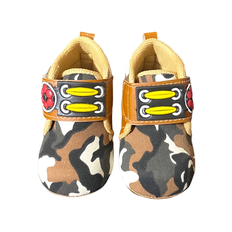 sepatu prewalker bayi laki laki newborn 0 12 bulan / sepatu bayi laki laki prewalker / sepatu baby prewalker / sepatu bayi prewalker army