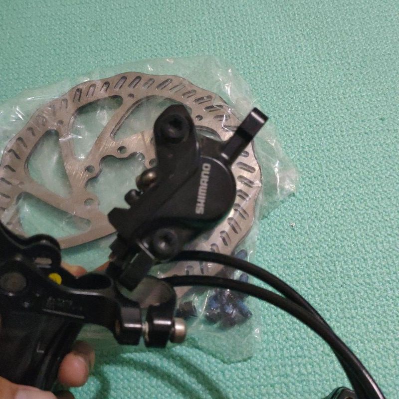 Brakeset Shimano M395 + Rotor