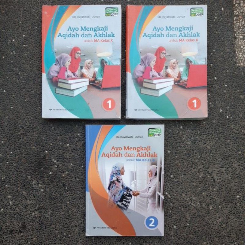 Jual Buku Ayo Mengkaji Akidah Dan Akhlak Ma Kelas 10 11 Kma 19 