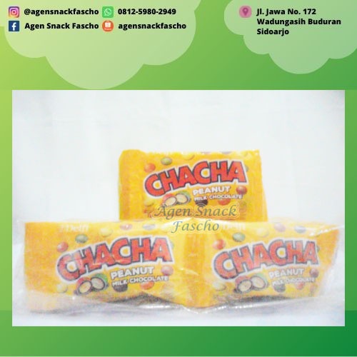 

Delfi CHACHA Milk Chocolate Peanut 7 Gram (1 renceng isi 10 pcs)