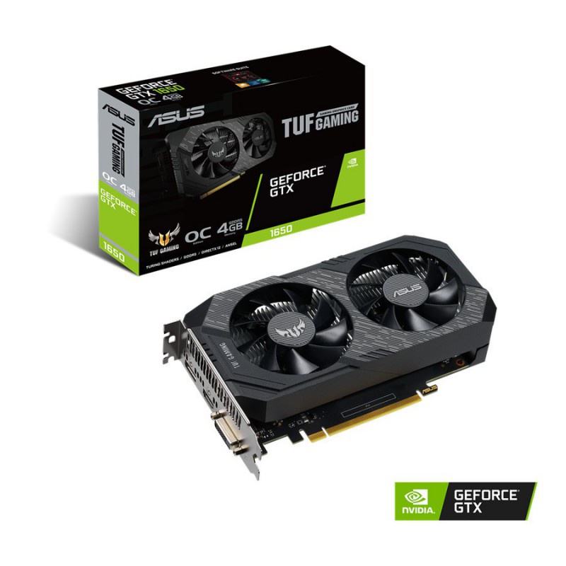 VGA Asus TUF Gaming GeForce GTX1650 OC Edition 4GB GDDR6