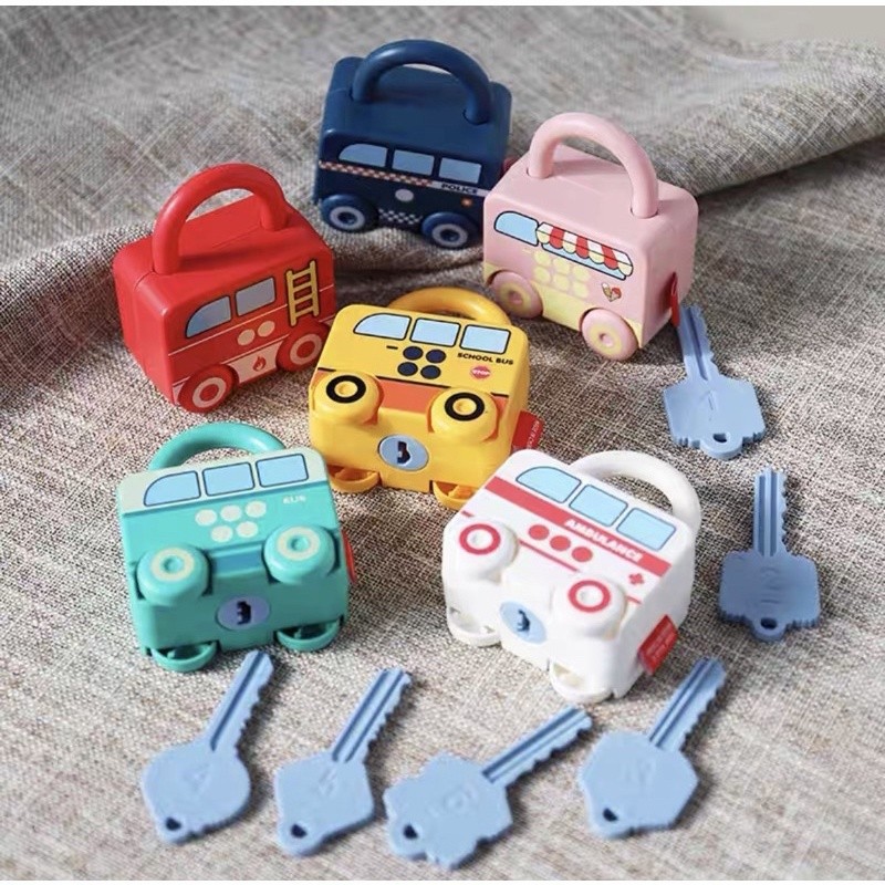 puzzle matching key lock