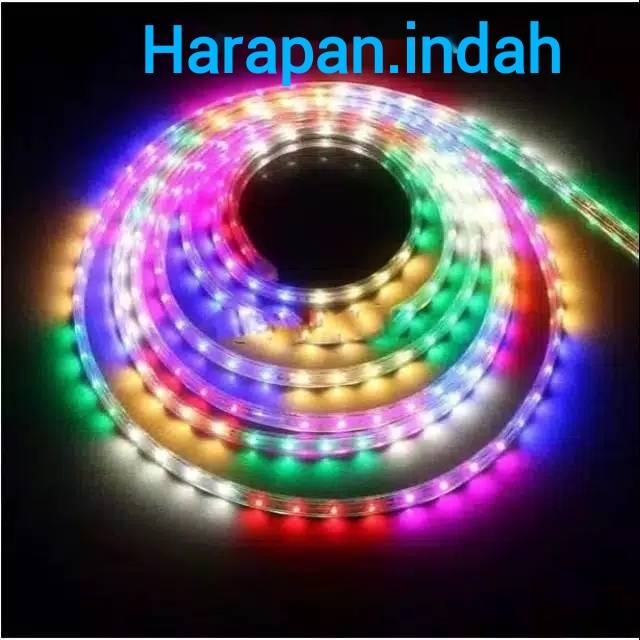 lampu selang rgb/ warna warni/lampu strip rgb/ tumblr selang 8m/7warna /lampu natal