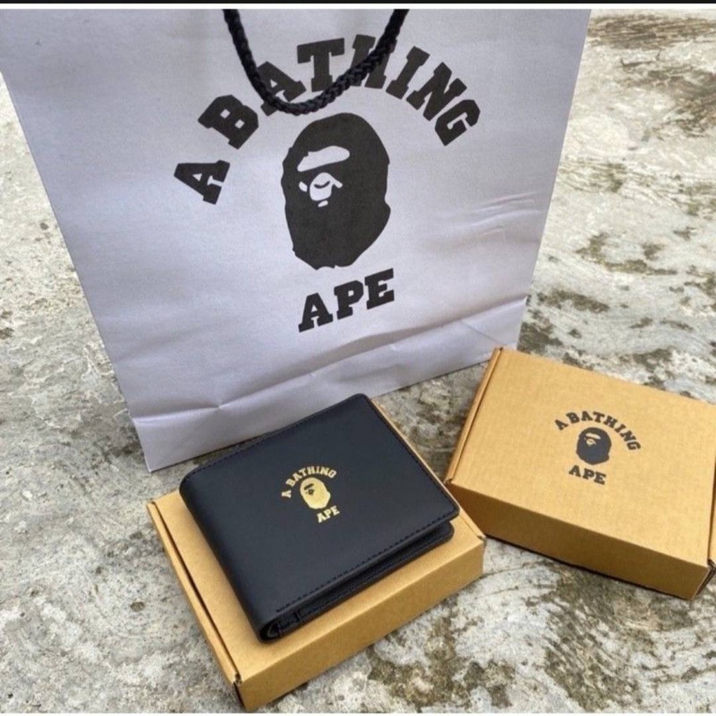 DOMPET BAPE WALLET CLUTCH POUCH MINI POCKET DOMPET BAPE