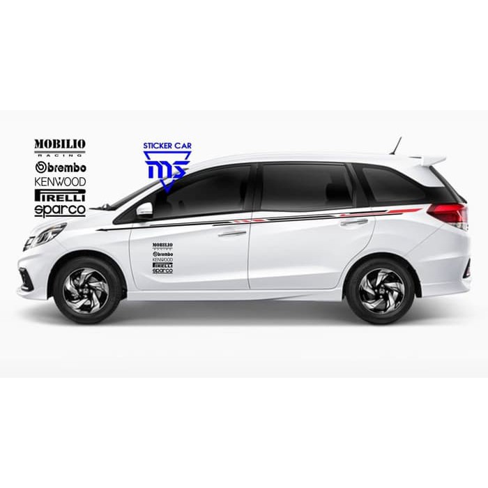 Sticker Stiker Mobil Honda Mobilio Side Body Sponsorship Custom