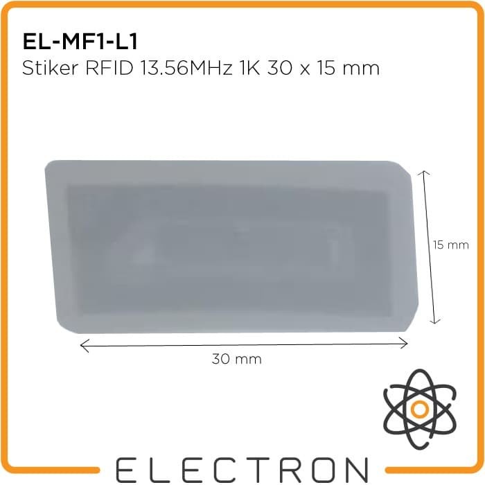 EL-MF1-L1 RFID 13.56 MHz 1K Label Sticker Tag NFC RC522 Stiker F08