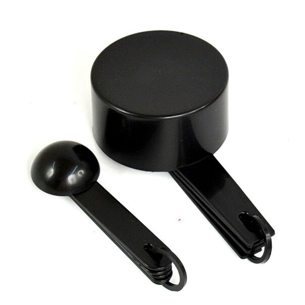 [Elegan] Sendok Takar Hot Sale Plastik Hitam Untuk Baking Kopi Measuring Set Tools