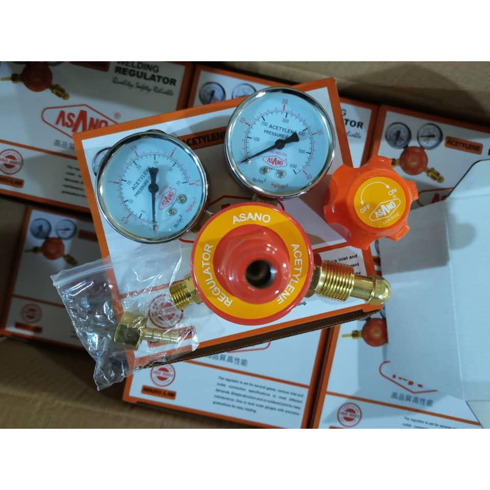 Jual Regulator Las Acetylene Asano Regulator Acetylene Asetilin Asano Shopee Indonesia