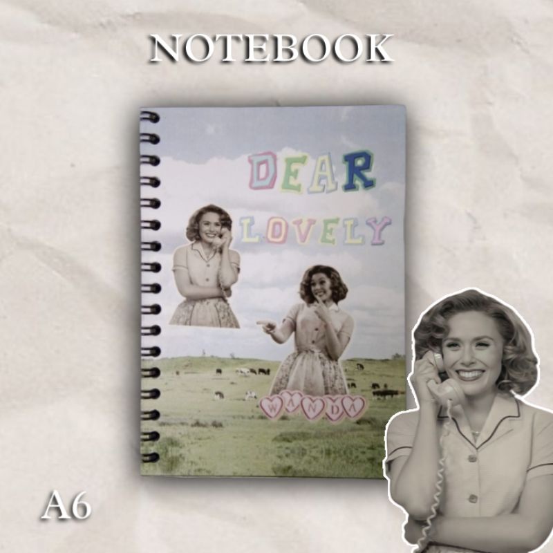 Notebook A6 Wanda Maximoff