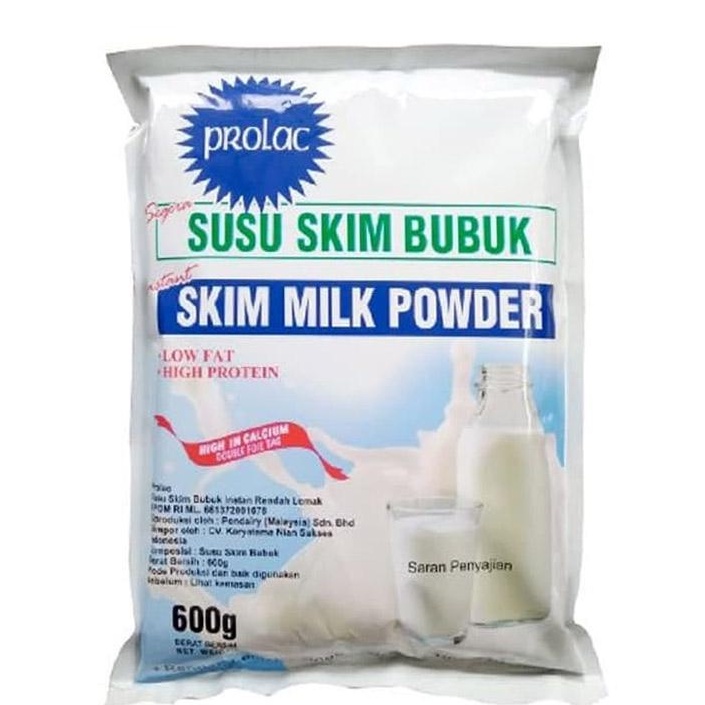 

Susu Skim Bubuk Prolac 600gr / Skim Milk Powder Prolak Low Fat