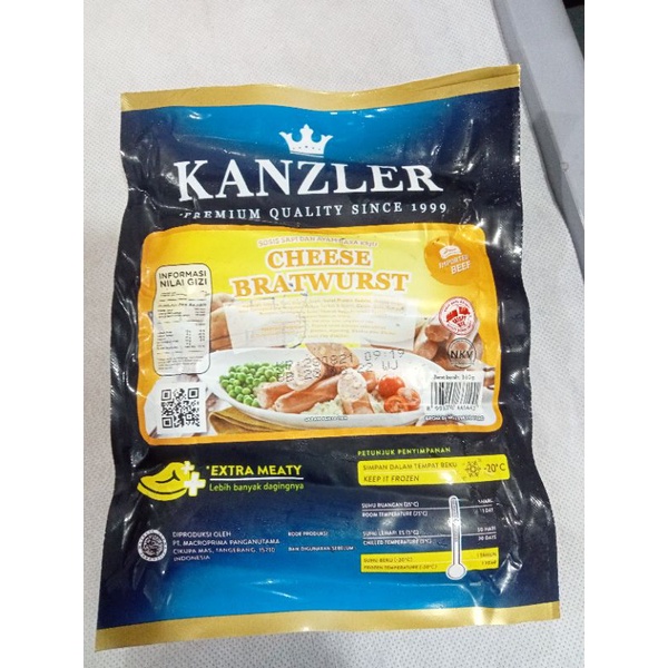 

kanzler chesee bratwurst 300g