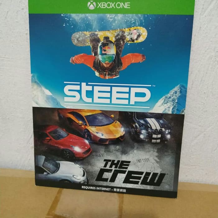 XBOX ONE STEEP + THE CREW DIGITALE CODE DOWNLOAD