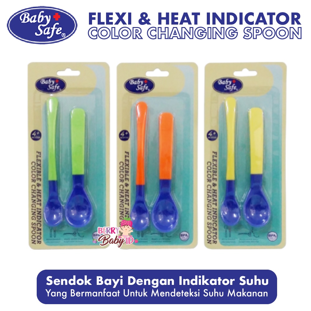 Baby Safe x Promina - Paket Baby Safe Sendok Flexi Sensor Panas &amp; Promina Sup Mi Ayam Sayur Berry Mart