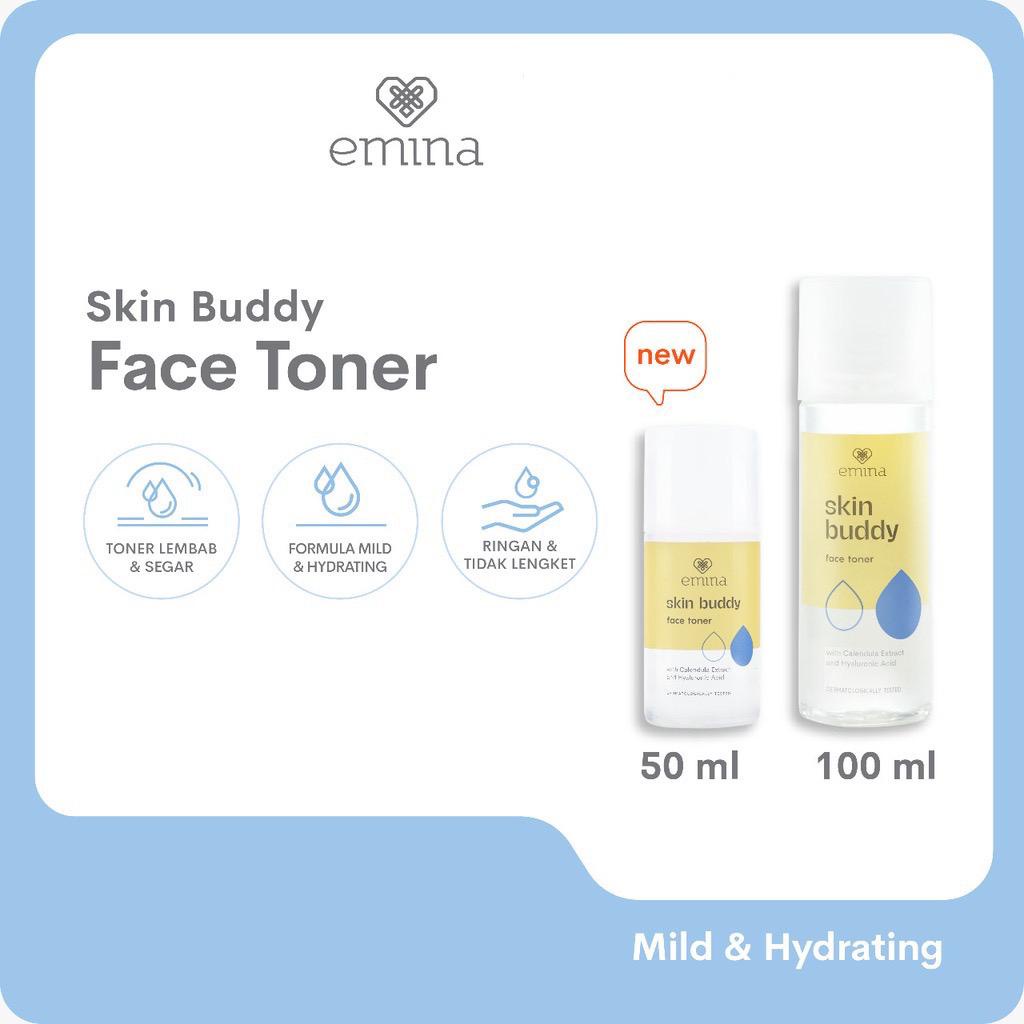 Jual Emina Skin Buddy Face Toner 50 ml / 100 ml Shopee Indonesia