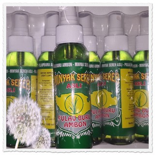 MINYAK KAYU PUTIH ASLI PULAU BURU AMBON / MURNI 100% SPRAY