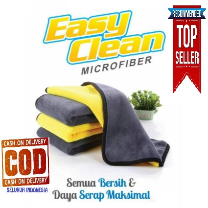 Kain Lap Microfiber Serbaguna 30X30 Kain Microfber Halus Kain Lap Halus 2 Sisi Multifungsi Kain Lap