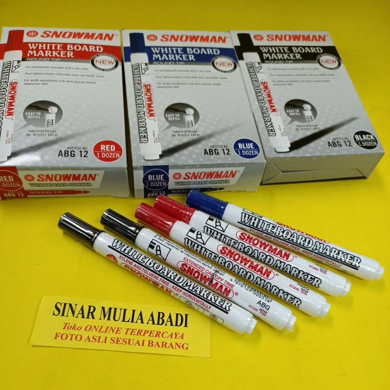 

Spidol Whiteboard Snowman Whiteboard marker / Pcs