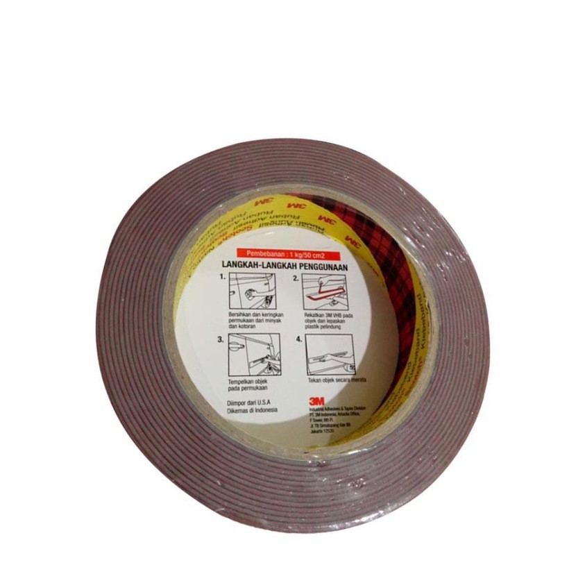 

Diskon 3M VHB Double Tape Automotive 4900 24 mm x 4.5 mm