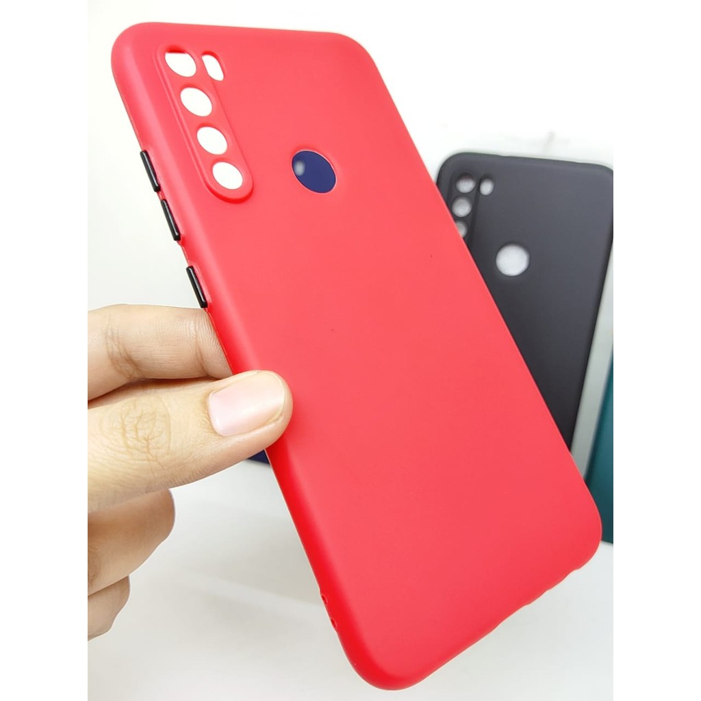 SMPC TPU Candy Redmi Note 8 6.3 inchi SoftCase Macaron Protection Camera Tombol Warna