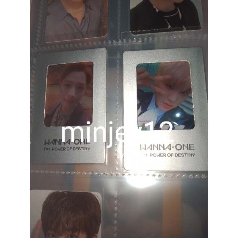 Photocard Wanna One Guanlin Woojin Power of destiny