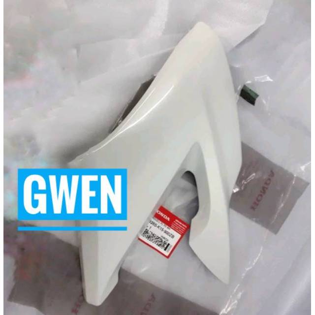 Shroud Cover Sayap Kuping Tangki CB150R CB0 150 R OLD Lama 2012 2013 2014 2015 White Putih 50260K159