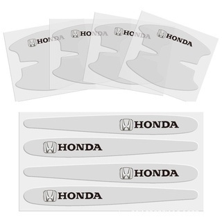 8pcs Stiker Film Bahan TPU Untuk Handle Pintu Mobil Honda City Civic Brio CRV HRV