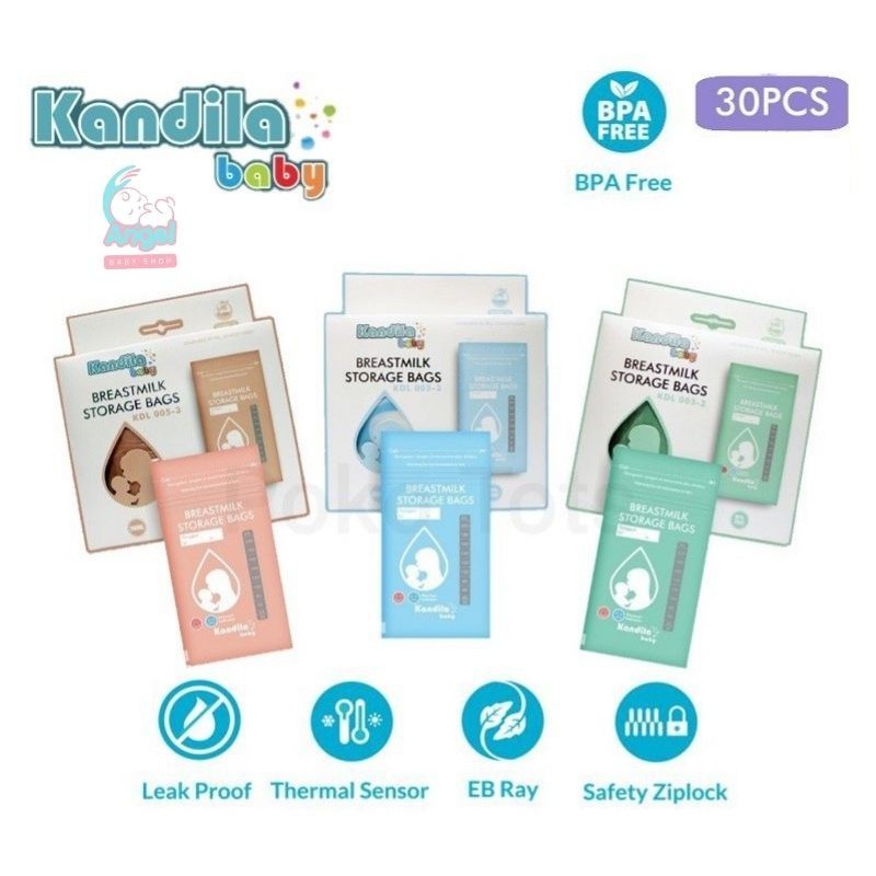 kantong asi kandila Breastmilk Storage bags 120ml isi 30 pcs