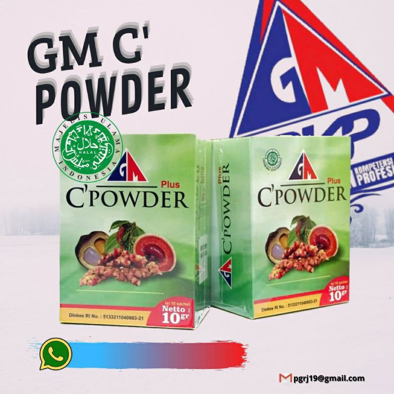 

Herbal kabuyutan C powder GM 100% original (10gramx10set)