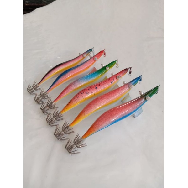 Udang kayu UMPAN PANCING CUMI/egi handmade