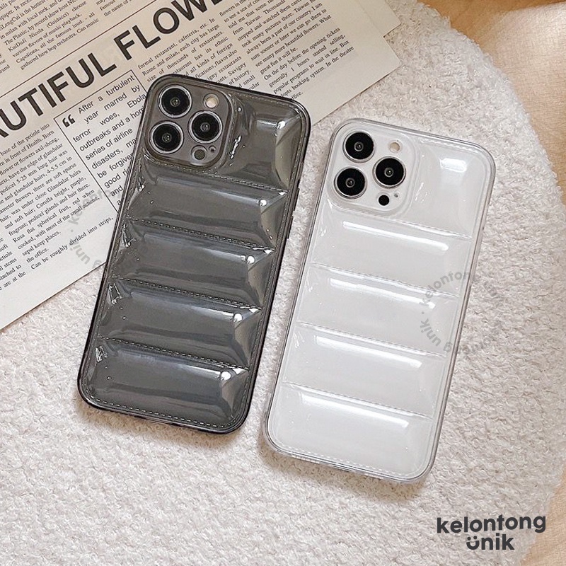 For iPhone - Puffy Clear Case/ Jacket Air Pillow Case