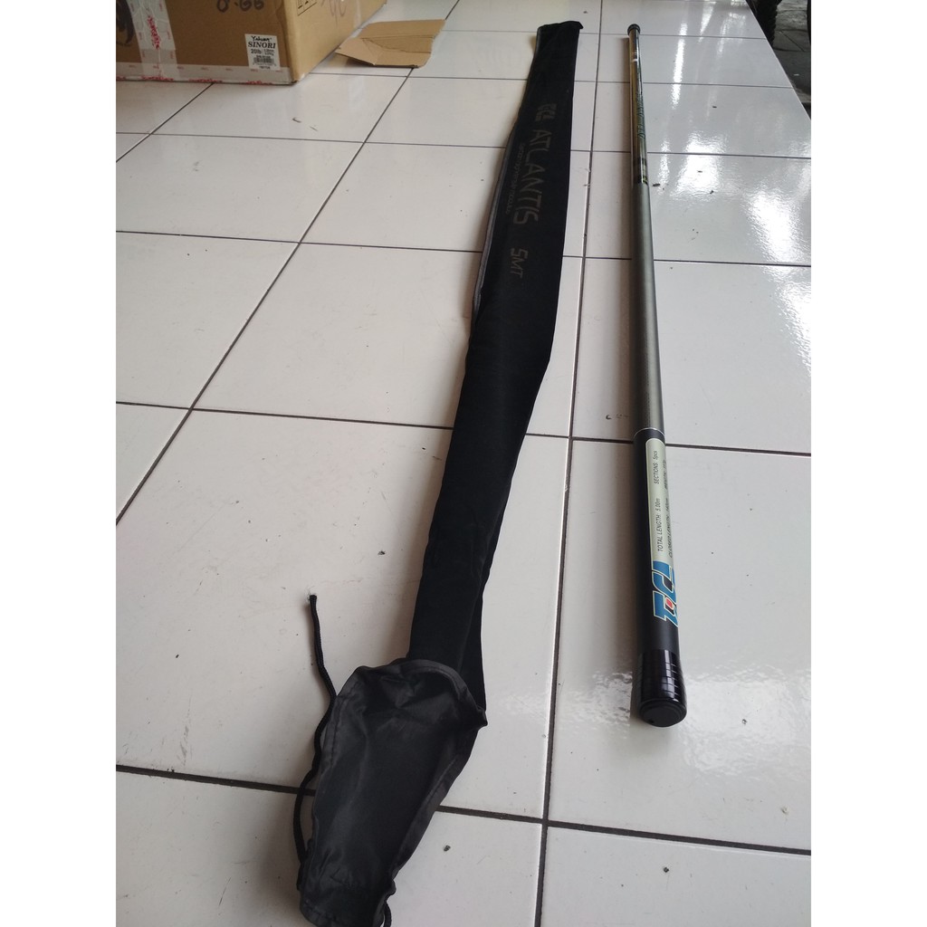 Tegek Kaku. Tegek Tica Atlantis 5meter Carbon High Tensile Modulus TERBAIK