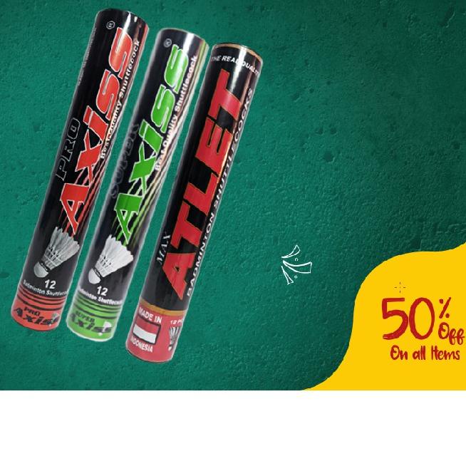 ➸ SHUTTLECOCK KOK BADMINTON BULUTANGKIS SUPER AXISS PRO AXISS MAX ATLET ←