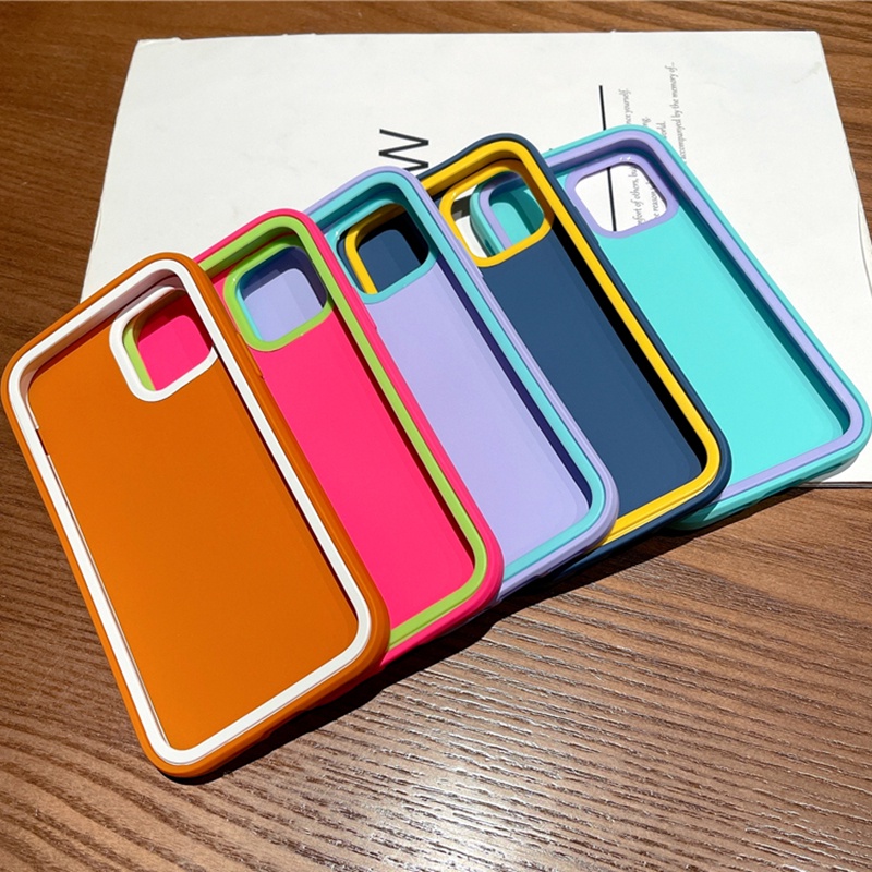 Soft Case Silikon Pelindung Lensa Kamera Warna Permen Untuk Iphone 13 11 12 Pro Max 7 8 Plus X Xs Max Xr Se 2020