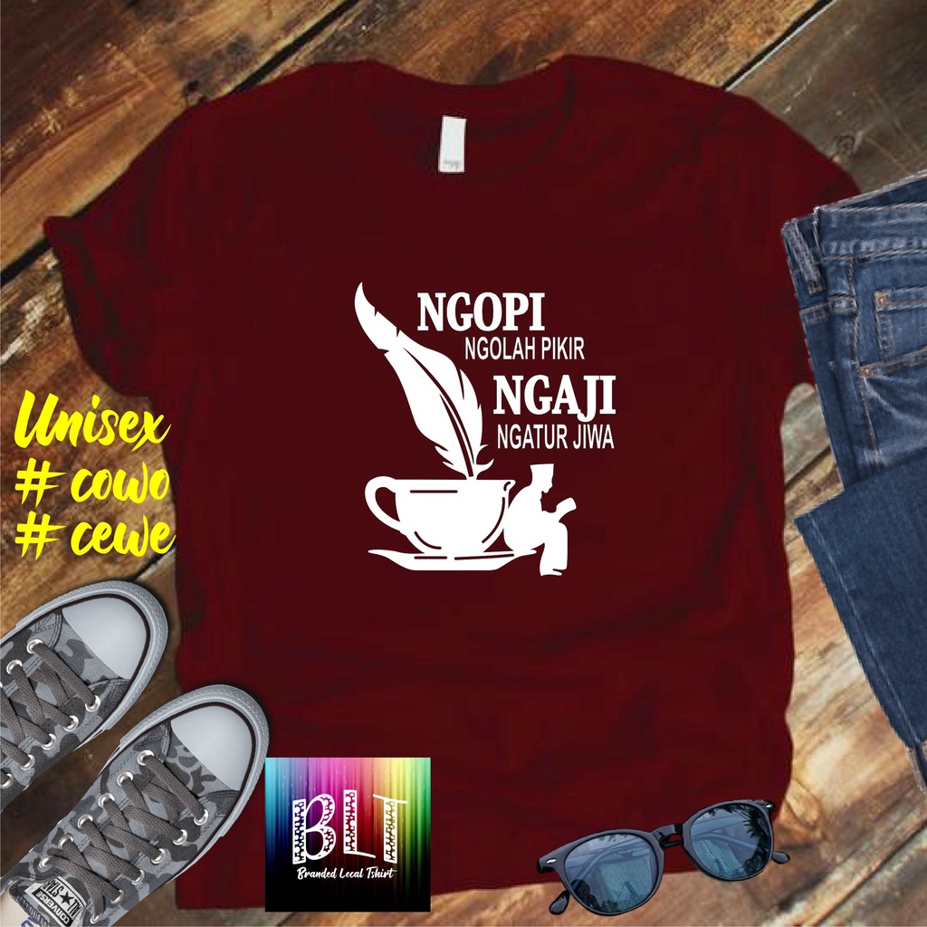 Cod Diskon Promo /Kaos Santri Ngopi Dan Ngaji/KAOS  Santri Santriwati EKSPRESI/KAOS Dakwah Islam Kaos Pesantren HITS/KAOS BANDUNG/KAOS MURAH/KAOS DISTRO