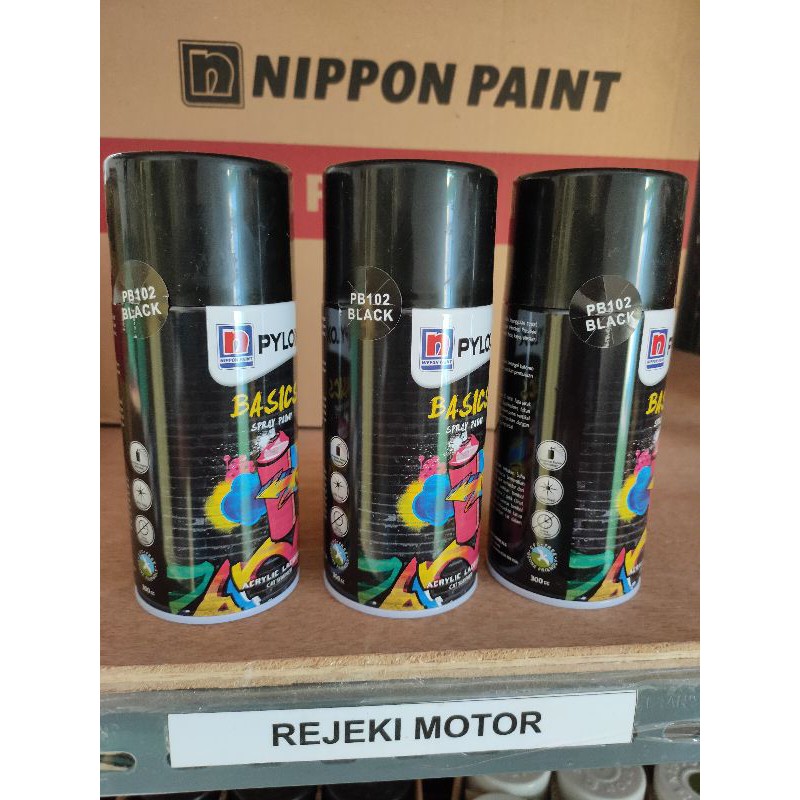 

CAT PYLOX BASICS PB102 BLACK CAT SPRAY 300CC NIPPON PAINT