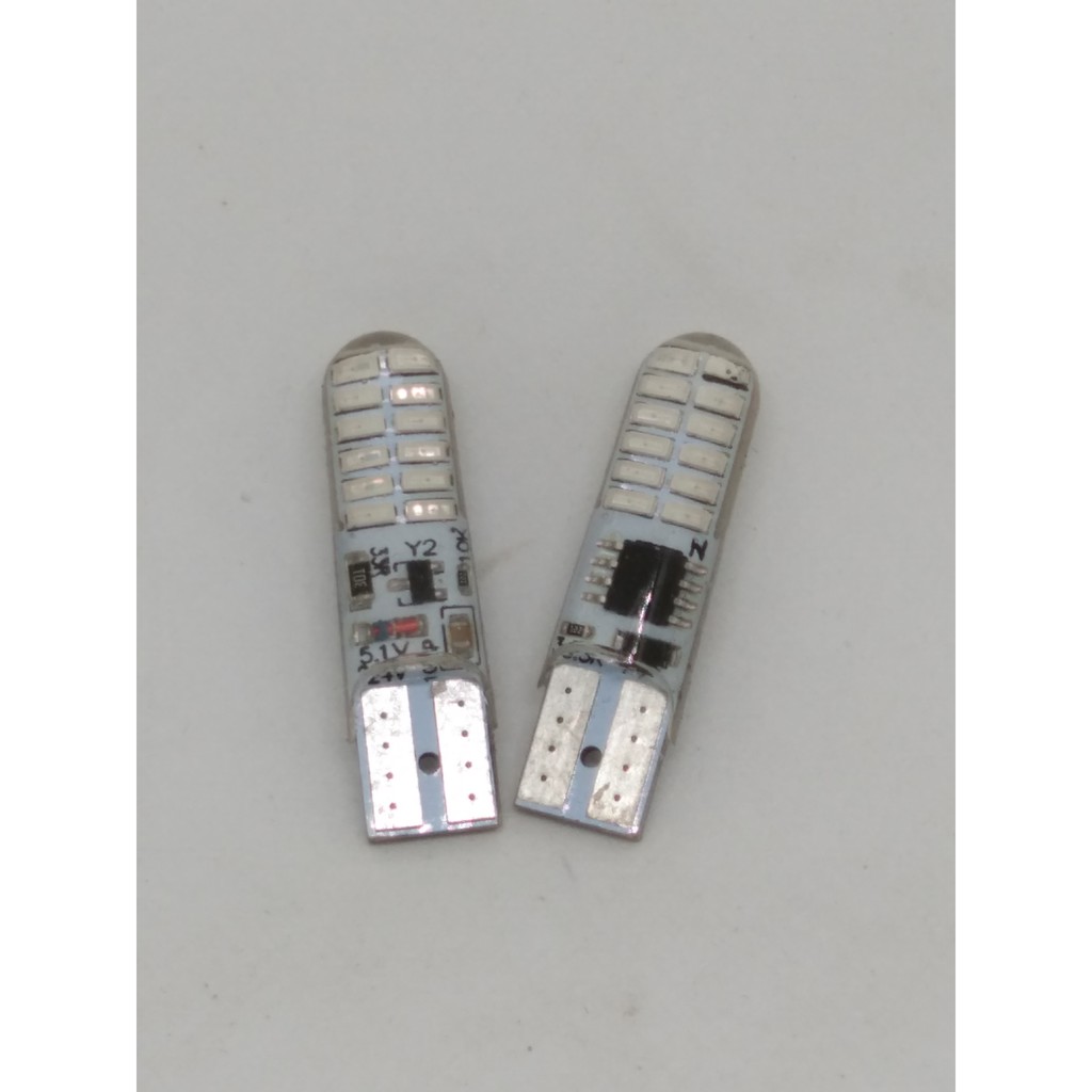 Lampu senja/ lampu kota Led t10 24 Led 12/24v kedip