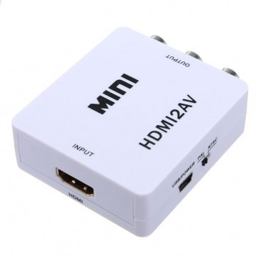 CONVERTER TO AV (RCA) HDMI TO AV + AUDIO