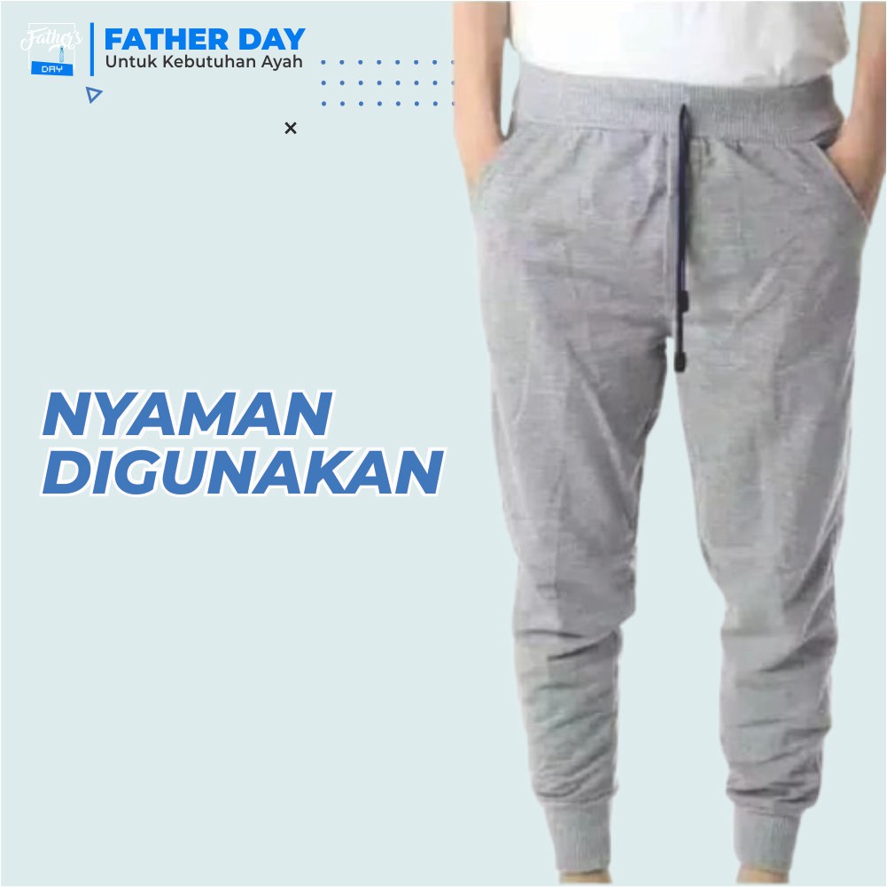 CELANA JOGER JOGGER TRAINING SANTAI KARET HYPEBEAST PRIA COWOK DEWASA 3/4 PANJANG HITAM-4