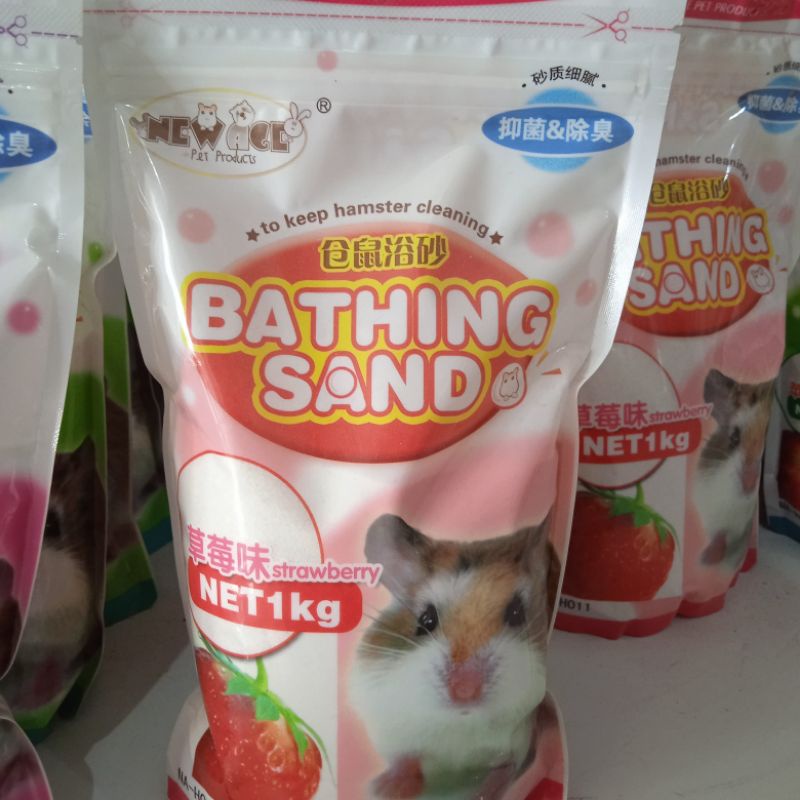 Pasir Mandi Hamster Wangi / Hamster Bathing Sand 1kg