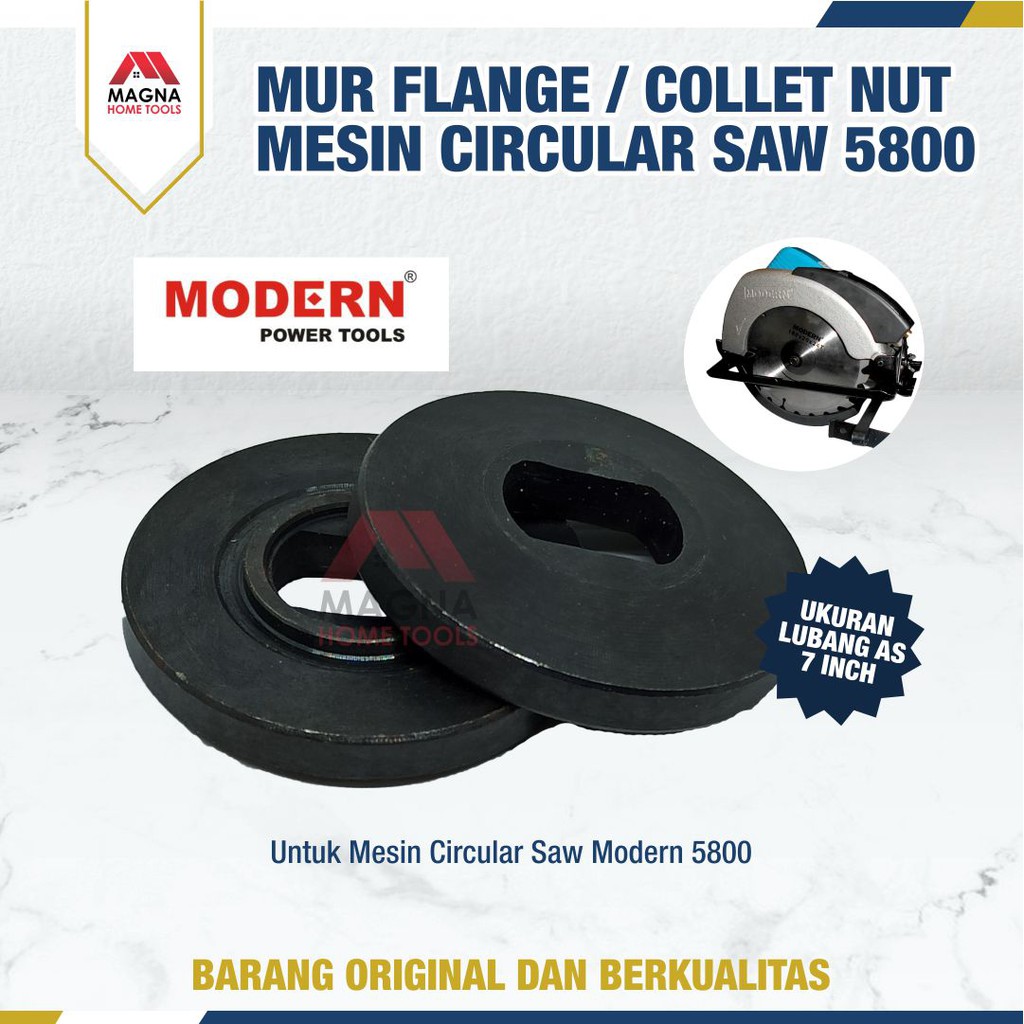MUR FLANGE / COLLET NUT / FLANGE SET CIRCULAR SAW MODERN 5800 [ORIGINAL]