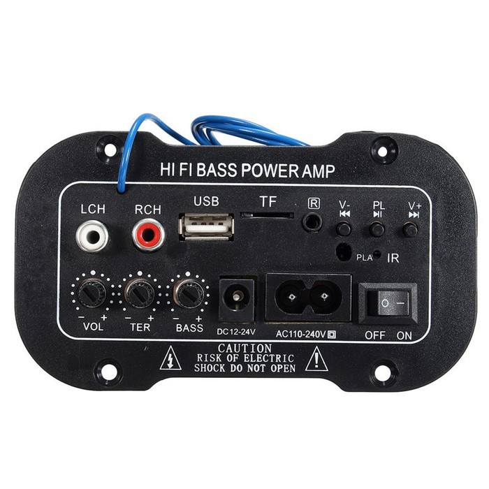 Amplifier Board Audio Bluetooth USB FM Radio Player Subwoofer DIY 30W