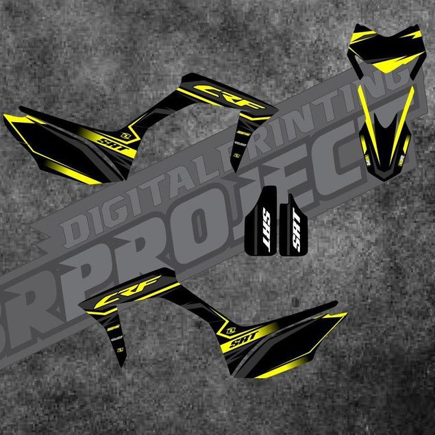 (COD) STIKER MOTOR CRF Sticker Variasi STRIPING LIS MOTOR HONDA CRF 06 RACING TERLARIS CRF SUPERMOTO